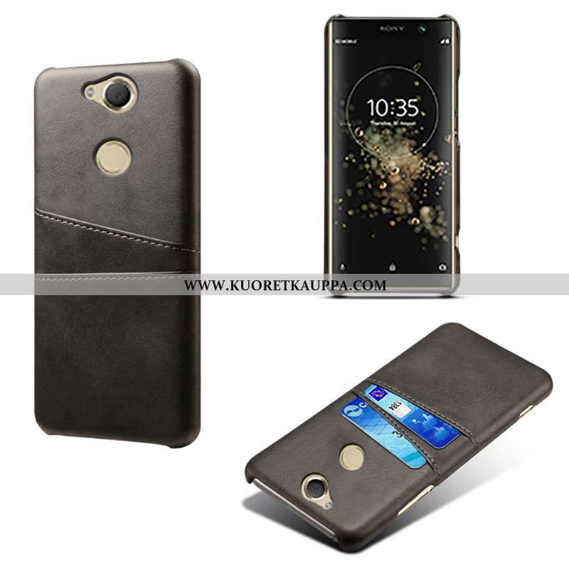 Kuori Sony Xperia Xa2 Plus, Kuoret Sony Xperia Xa2 Plus, Kotelo Sony Xperia Xa2 Plus Nahka Kortti Ke