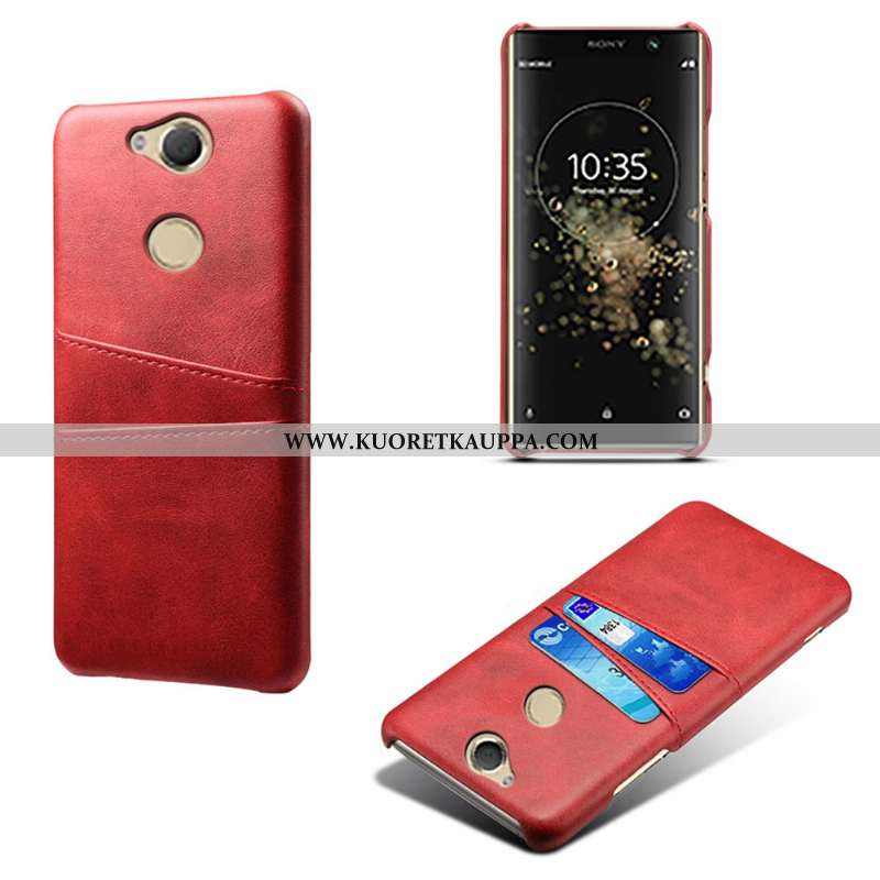 Kuori Sony Xperia Xa2 Plus, Kuoret Sony Xperia Xa2 Plus, Kotelo Sony Xperia Xa2 Plus Nahka Kortti Ke
