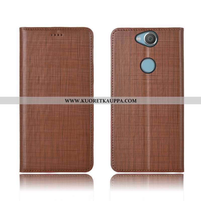Kuori Sony Xperia Xa2 Plus, Kuoret Sony Xperia Xa2 Plus, Kotelo Sony Xperia Xa2 Plus Nahkakuori Aito
