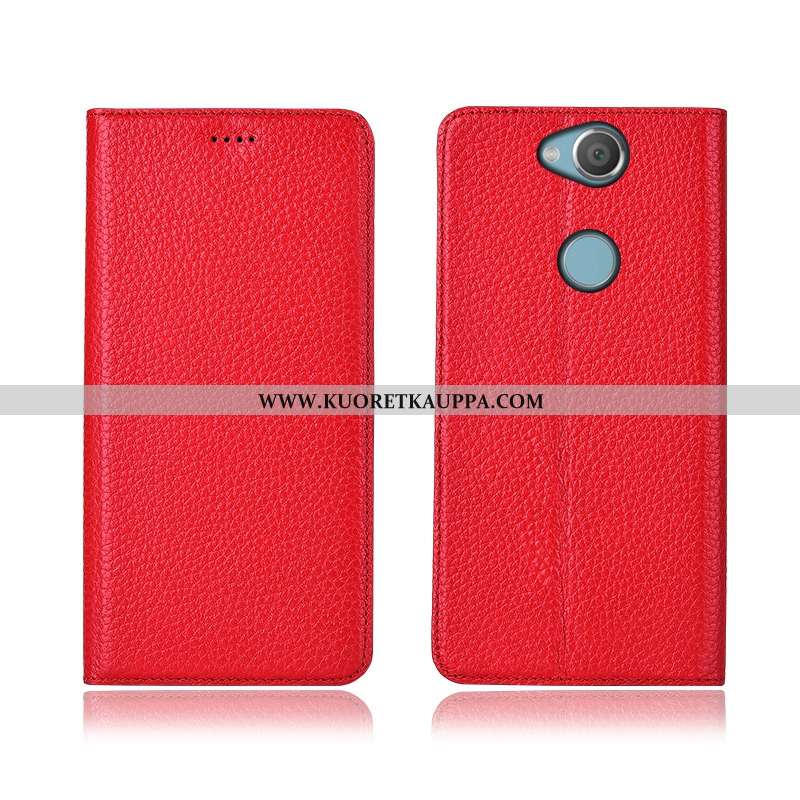 Kuori Sony Xperia Xa2 Plus, Kuoret Sony Xperia Xa2 Plus, Kotelo Sony Xperia Xa2 Plus Nahkakuori Aito