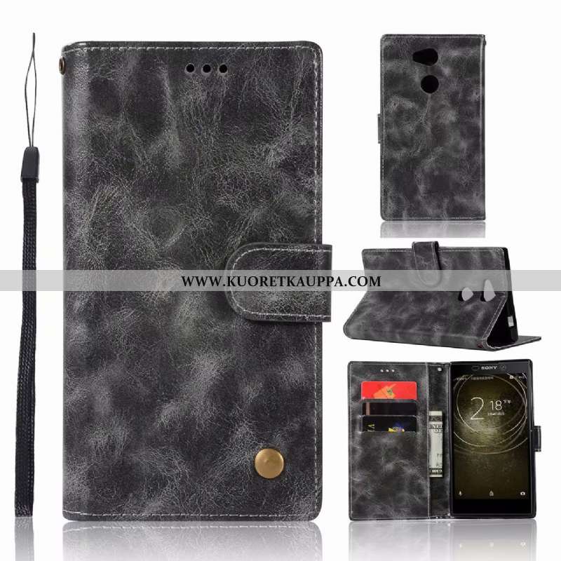 Kuori Sony Xperia Xa2 Ultra, Kuoret Sony Xperia Xa2 Ultra, Kotelo Sony Xperia Xa2 Ultra Nahkakuori V