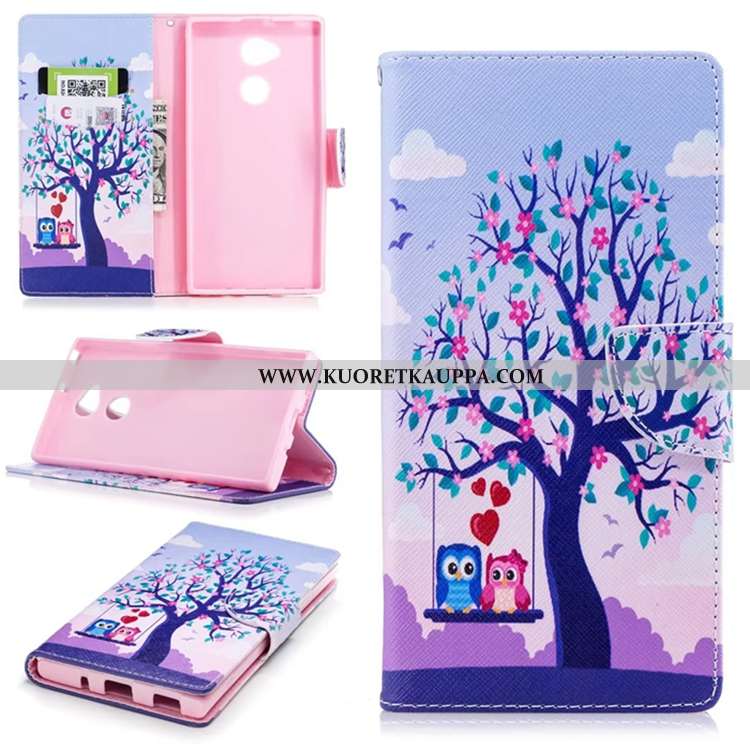 Kuori Sony Xperia Xa2 Ultra, Kuoret Sony Xperia Xa2 Ultra, Kotelo Sony Xperia Xa2 Ultra Salkku Nahka