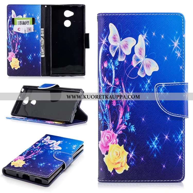 Kuori Sony Xperia Xa2 Ultra, Kuoret Sony Xperia Xa2 Ultra, Kotelo Sony Xperia Xa2 Ultra Salkku Nahka