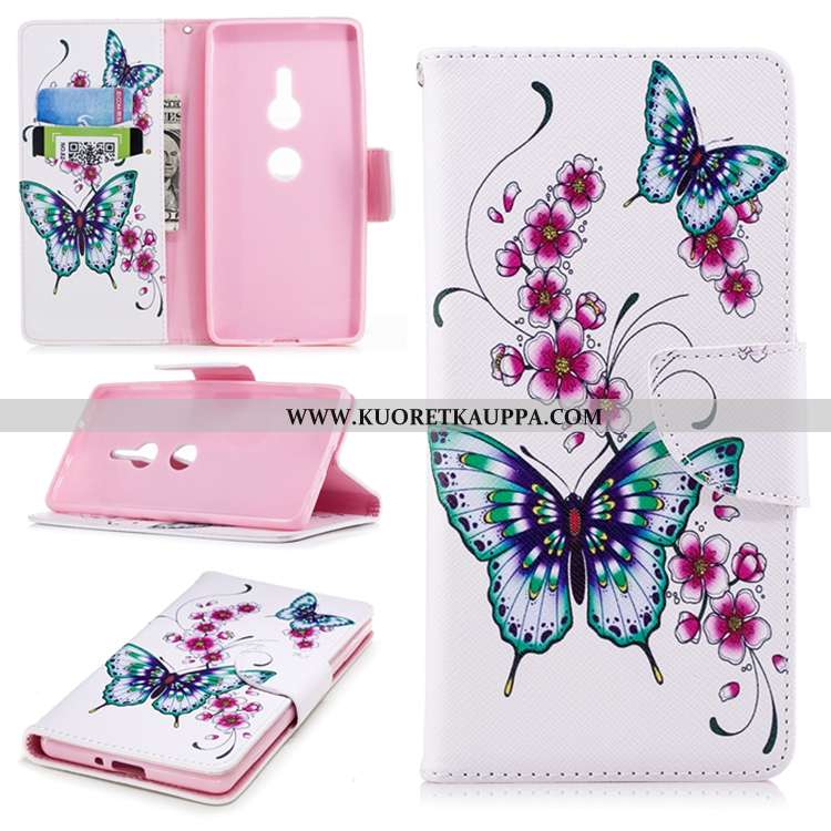 Kuori Sony Xperia Xz2, Kuoret Sony Xperia Xz2, Kotelo Sony Xperia Xz2 Kohokuviointi Suuntaus Tummans