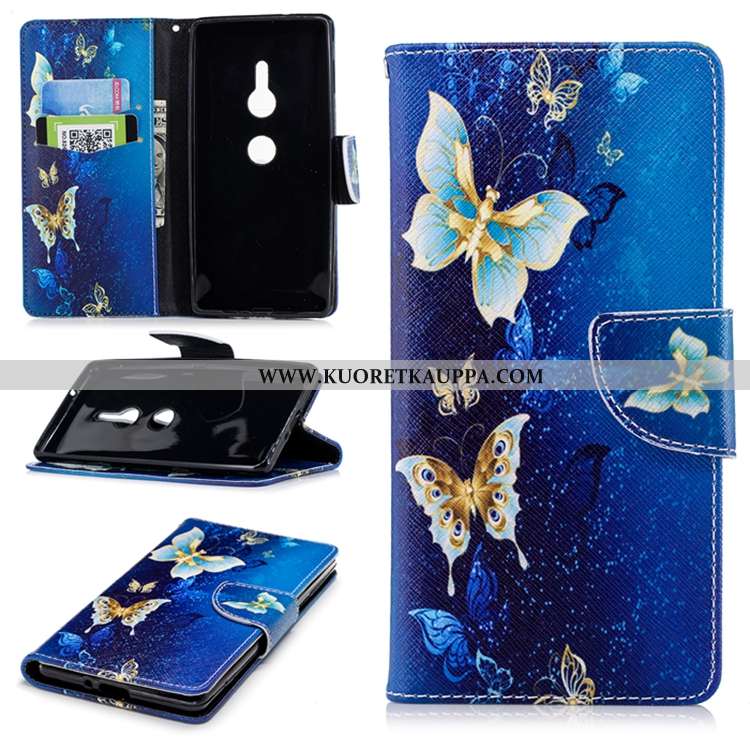 Kuori Sony Xperia Xz2, Kuoret Sony Xperia Xz2, Kotelo Sony Xperia Xz2 Kohokuviointi Suuntaus Tummans