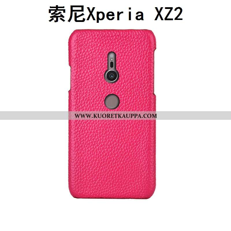 Kuori Sony Xperia Xz2, Kuoret Sony Xperia Xz2, Kotelo Sony Xperia Xz2 Nahka Suojaus Puhelimen Murtum