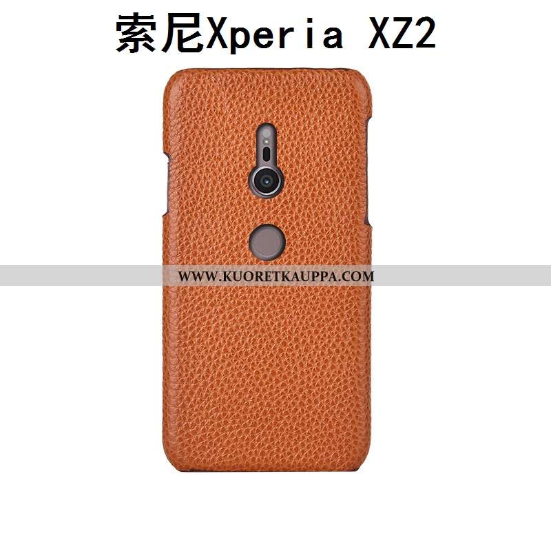 Kuori Sony Xperia Xz2, Kuoret Sony Xperia Xz2, Kotelo Sony Xperia Xz2 Nahka Suojaus Puhelimen Murtum