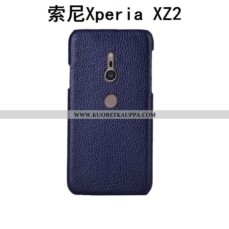 Kuori Sony Xperia Xz2, Kuoret Sony Xperia Xz2, Kotelo Sony Xperia Xz2 Nahka Suojaus Puhelimen Murtum