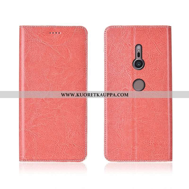 Kuori Sony Xperia Xz2, Kuoret Sony Xperia Xz2, Kotelo Sony Xperia Xz2 Nahkakuori Aito Nahka Kukkakuv