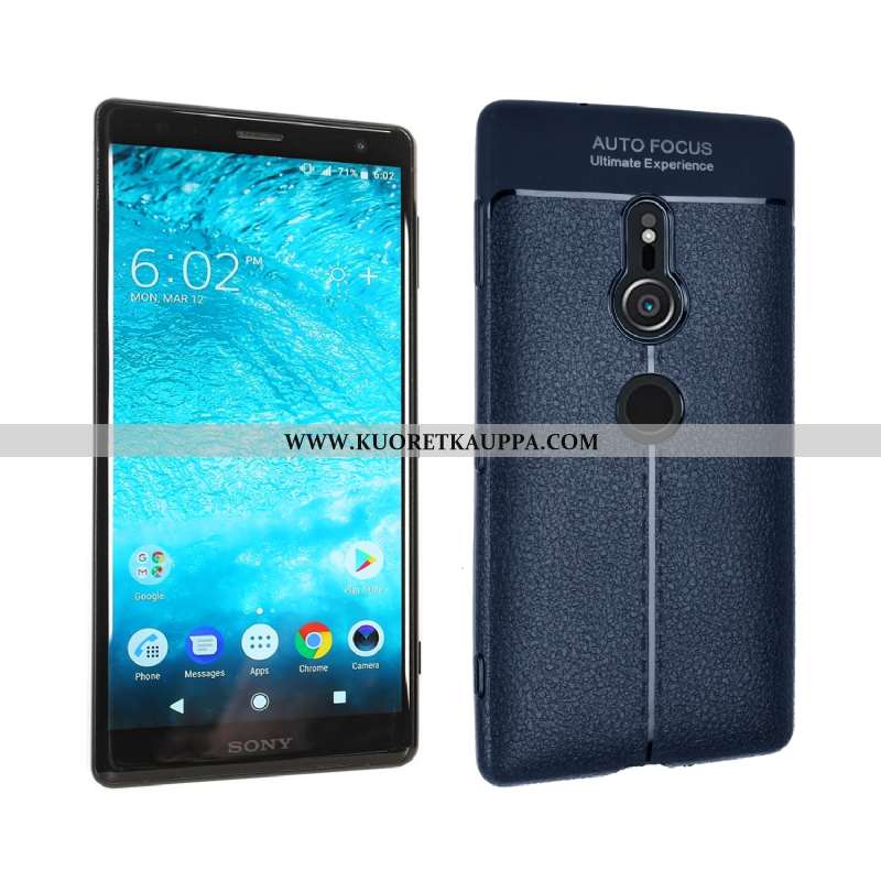 Kuori Sony Xperia Xz2, Kuoret Sony Xperia Xz2, Kotelo Sony Xperia Xz2 Silikoni Pehmeä Neste Tummansi