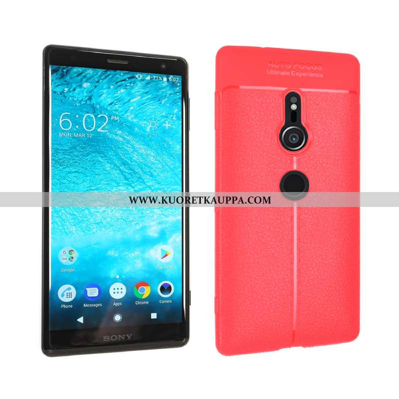 Kuori Sony Xperia Xz2, Kuoret Sony Xperia Xz2, Kotelo Sony Xperia Xz2 Silikoni Pehmeä Neste Tummansi