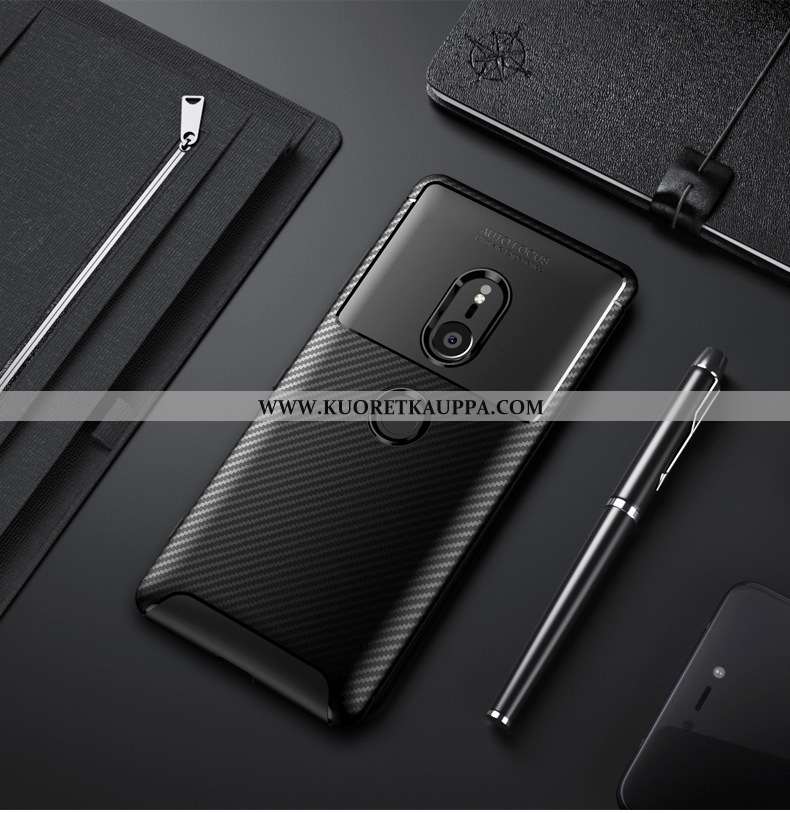 Kuori Sony Xperia Xz2, Kuoret Sony Xperia Xz2, Kotelo Sony Xperia Xz2 Suojaus Murtumaton Musta Musta