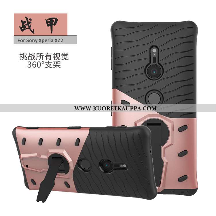 Kuori Sony Xperia Xz2, Kuoret Sony Xperia Xz2, Kotelo Sony Xperia Xz2 Suojaus Tuki Musta Mustat