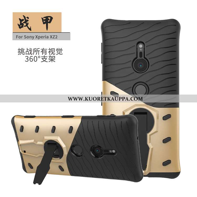 Kuori Sony Xperia Xz2, Kuoret Sony Xperia Xz2, Kotelo Sony Xperia Xz2 Suojaus Tuki Musta Mustat