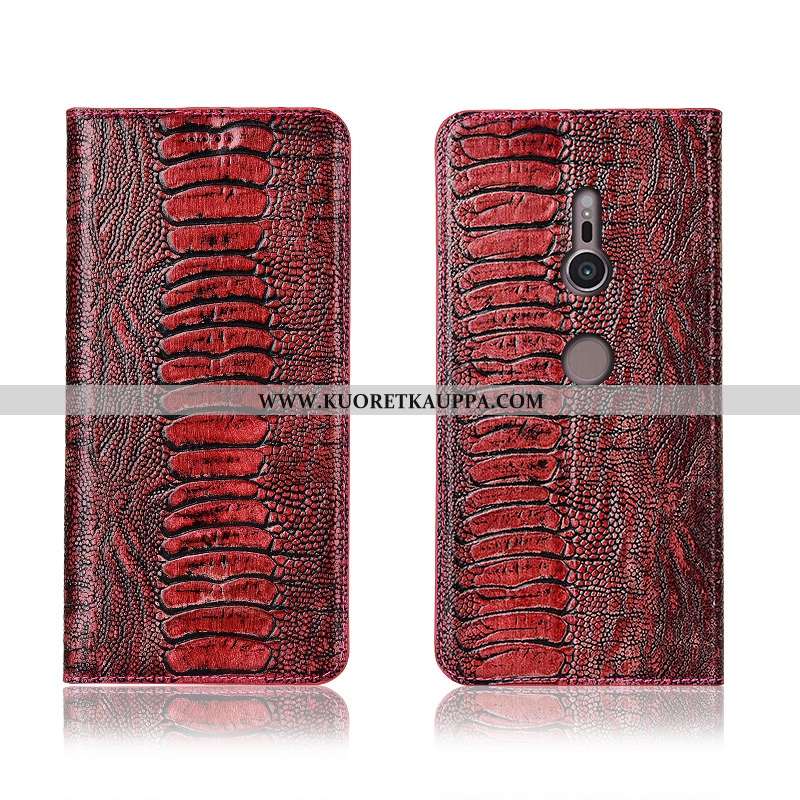 Kuori Sony Xperia Xz3, Kuoret Sony Xperia Xz3, Kotelo Sony Xperia Xz3 Aito Nahka Pehmeä Neste Suojau