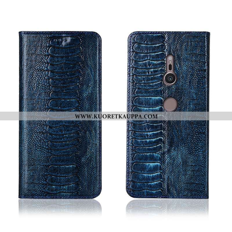 Kuori Sony Xperia Xz3, Kuoret Sony Xperia Xz3, Kotelo Sony Xperia Xz3 Aito Nahka Pehmeä Neste Suojau