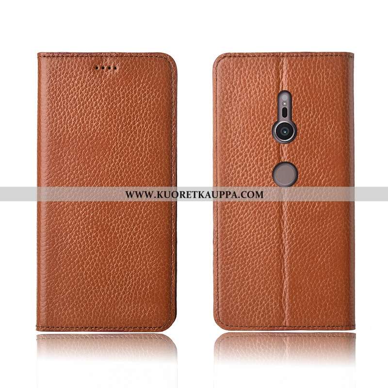 Kuori Sony Xperia Xz3, Kuoret Sony Xperia Xz3, Kotelo Sony Xperia Xz3 Nahkakuori Aito Nahka Puhelime