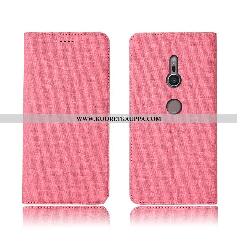 Kuori Sony Xperia Xz3, Kuoret Sony Xperia Xz3, Kotelo Sony Xperia Xz3 Pellava Nahkakuori Murtumaton 