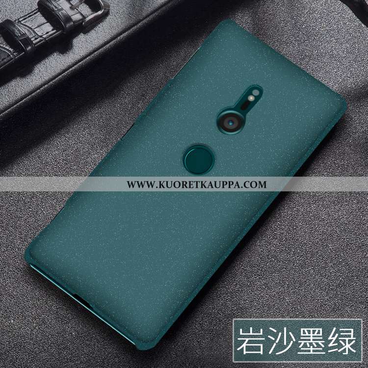 Kuori Sony Xperia Xz3, Kuoret Sony Xperia Xz3, Kotelo Sony Xperia Xz3 Pesty Suede Suojaus Vihreä Puh