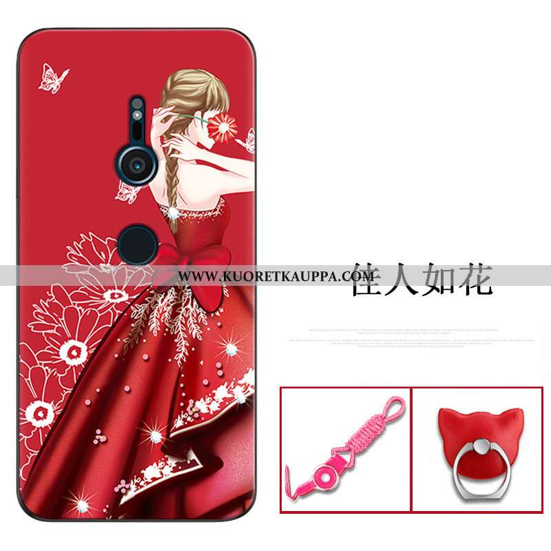 Kuori Sony Xperia Xz3, Kuoret Sony Xperia Xz3, Kotelo Sony Xperia Xz3 Pesty Suede Ultra Valo Murtuma