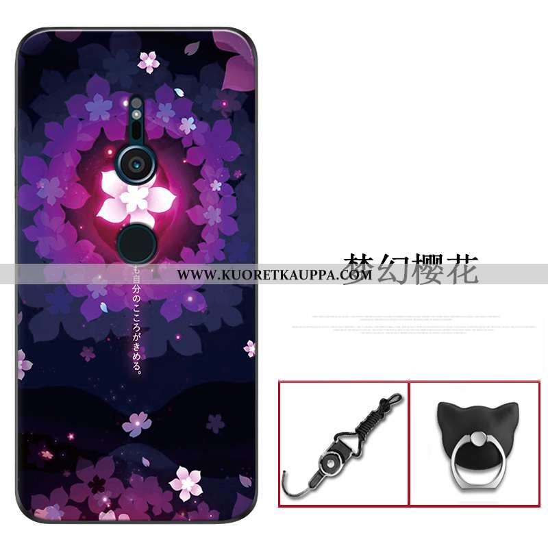 Kuori Sony Xperia Xz3, Kuoret Sony Xperia Xz3, Kotelo Sony Xperia Xz3 Pesty Suede Ultra Valo Murtuma