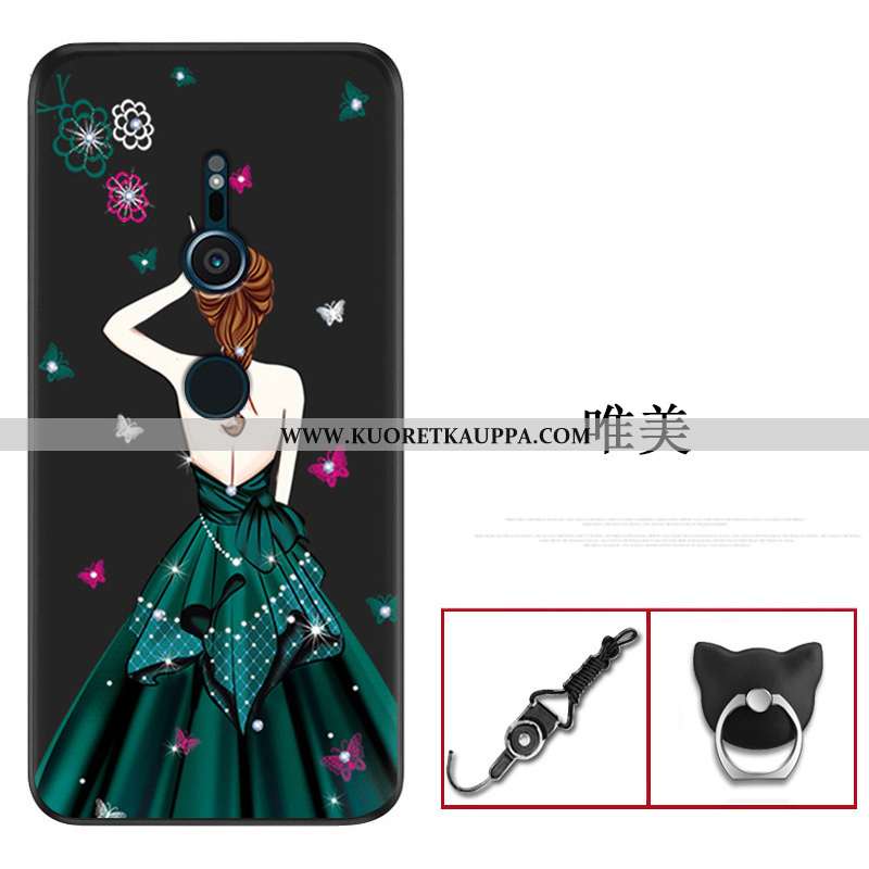 Kuori Sony Xperia Xz3, Kuoret Sony Xperia Xz3, Kotelo Sony Xperia Xz3 Pesty Suede Ultra Valo Murtuma