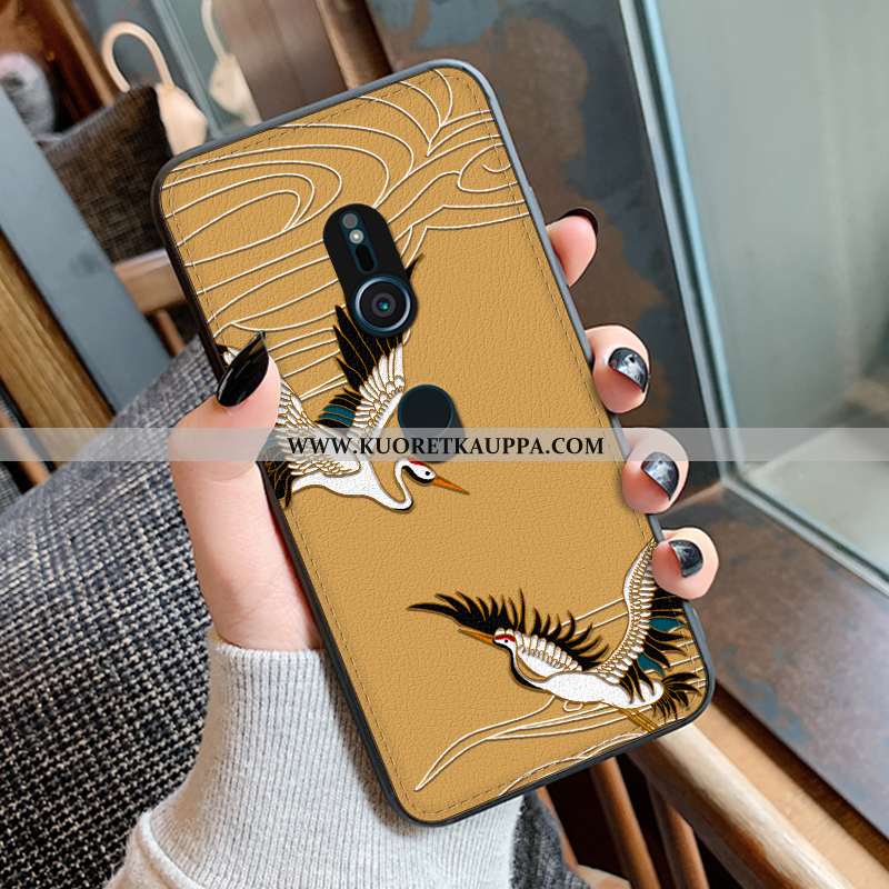 Kuori Sony Xperia Xz3, Kuoret Sony Xperia Xz3, Kotelo Sony Xperia Xz3 Silikoni Suojaus Suuntaus Puna