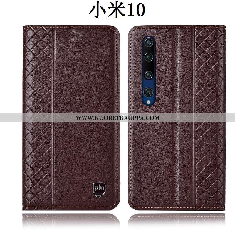 Kuori Xiaomi Mi 10, Kuoret Xiaomi Mi 10, Kotelo Xiaomi Mi 10 Nahkakuori Suojaus All Inclusive Pieni 