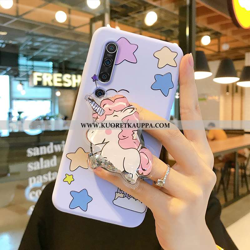 Kuori Xiaomi Mi 10, Kuoret Xiaomi Mi 10, Kotelo Xiaomi Mi 10 Silikoni Sarjakuva Sininen Pieni Ihana