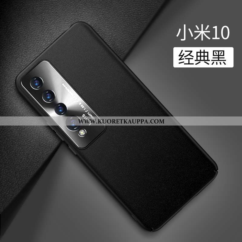 Kuori Xiaomi Mi 10, Kuoret Xiaomi Mi 10, Kotelo Xiaomi Mi 10 Suojaus Pesty Suede Kova Nahka Vihreä