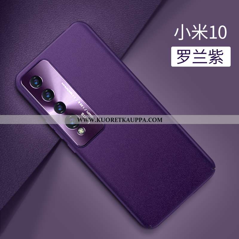 Kuori Xiaomi Mi 10, Kuoret Xiaomi Mi 10, Kotelo Xiaomi Mi 10 Suojaus Pesty Suede Kova Nahka Vihreä