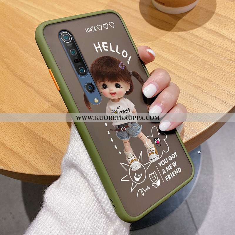 Kuori Xiaomi Mi 10, Kuoret Xiaomi Mi 10, Kotelo Xiaomi Mi 10 Suuntaus Ultra Vihreä Valo Persoonallis