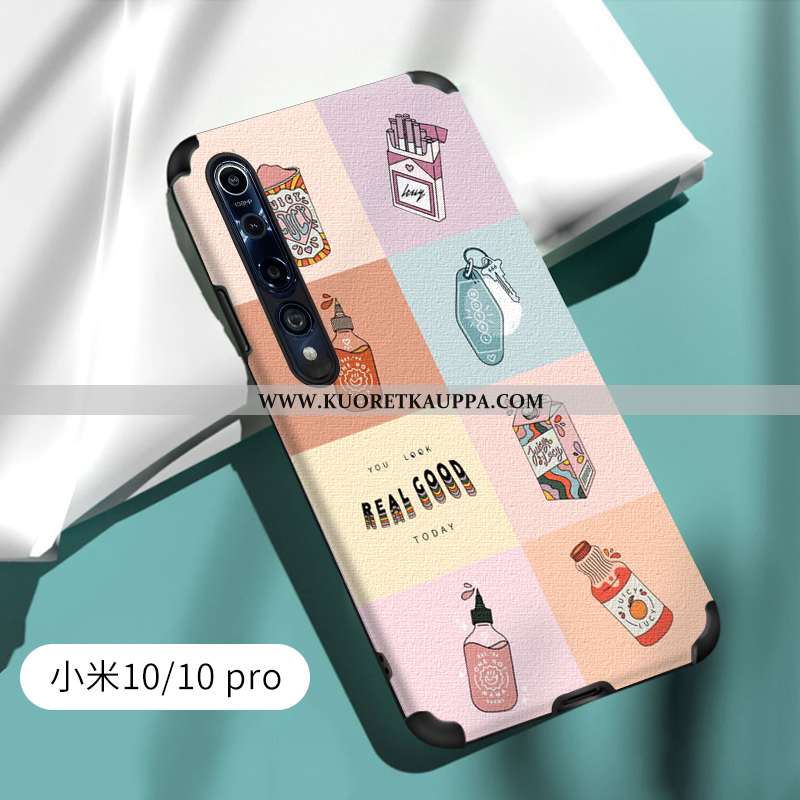 Kuori Xiaomi Mi 10, Kuoret Xiaomi Mi 10, Kotelo Xiaomi Mi 10 Valo Silikoni Luova All Inclusive Vihre