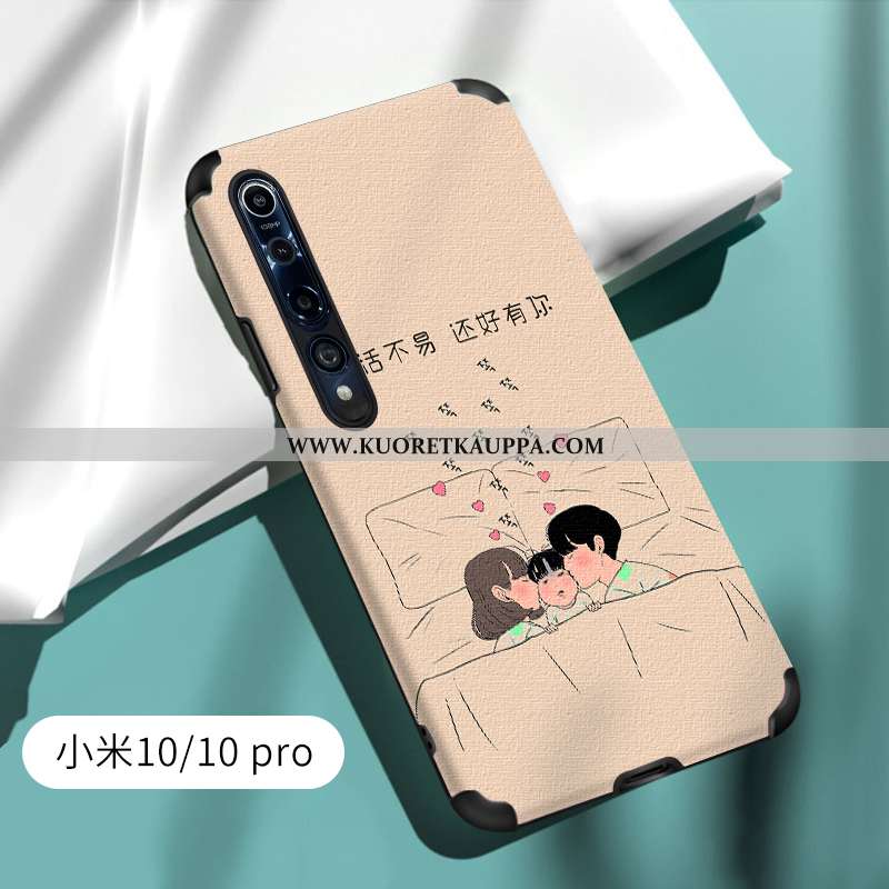 Kuori Xiaomi Mi 10, Kuoret Xiaomi Mi 10, Kotelo Xiaomi Mi 10 Valo Silikoni Luova All Inclusive Vihre
