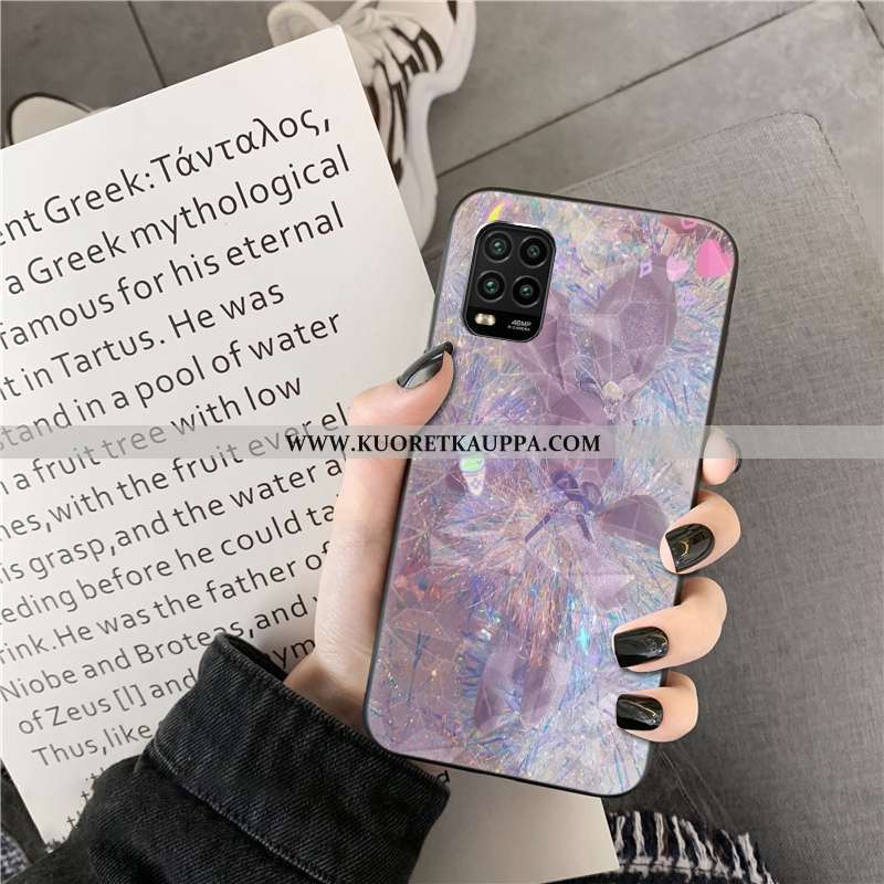 Kuori Xiaomi Mi 10 Lite, Kuoret Xiaomi Mi 10 Lite, Kotelo Xiaomi Mi 10 Lite Kukkakuvio Timantti Puhe