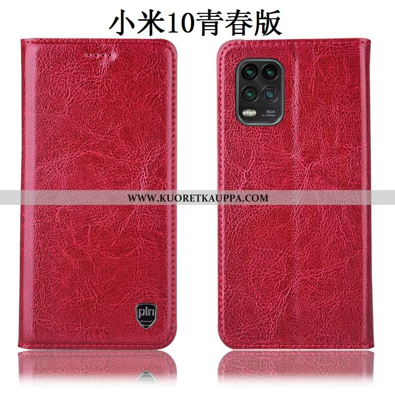 Kuori Xiaomi Mi 10 Lite, Kuoret Xiaomi Mi 10 Lite, Kotelo Xiaomi Mi 10 Lite Nahkakuori Kukkakuvio Al