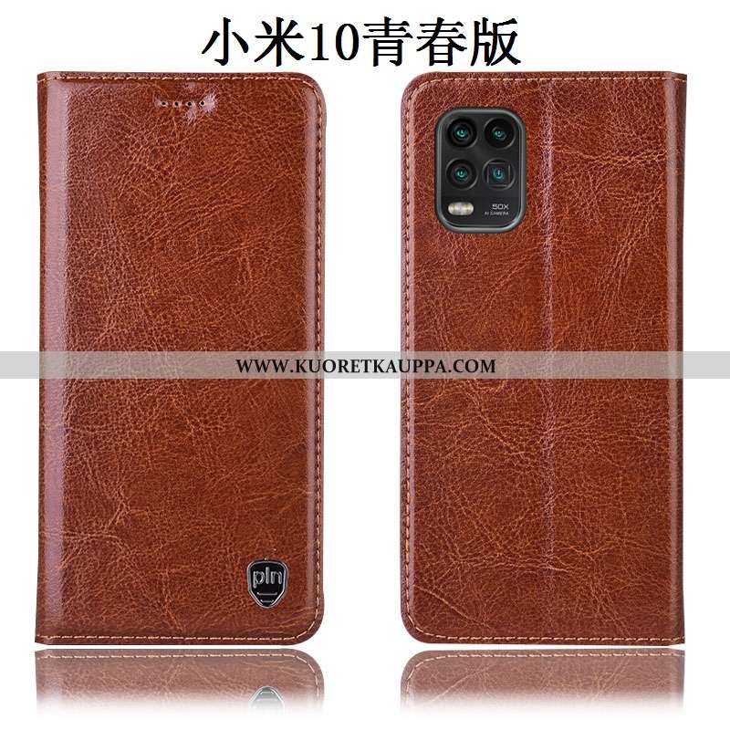 Kuori Xiaomi Mi 10 Lite, Kuoret Xiaomi Mi 10 Lite, Kotelo Xiaomi Mi 10 Lite Nahkakuori Kukkakuvio Al