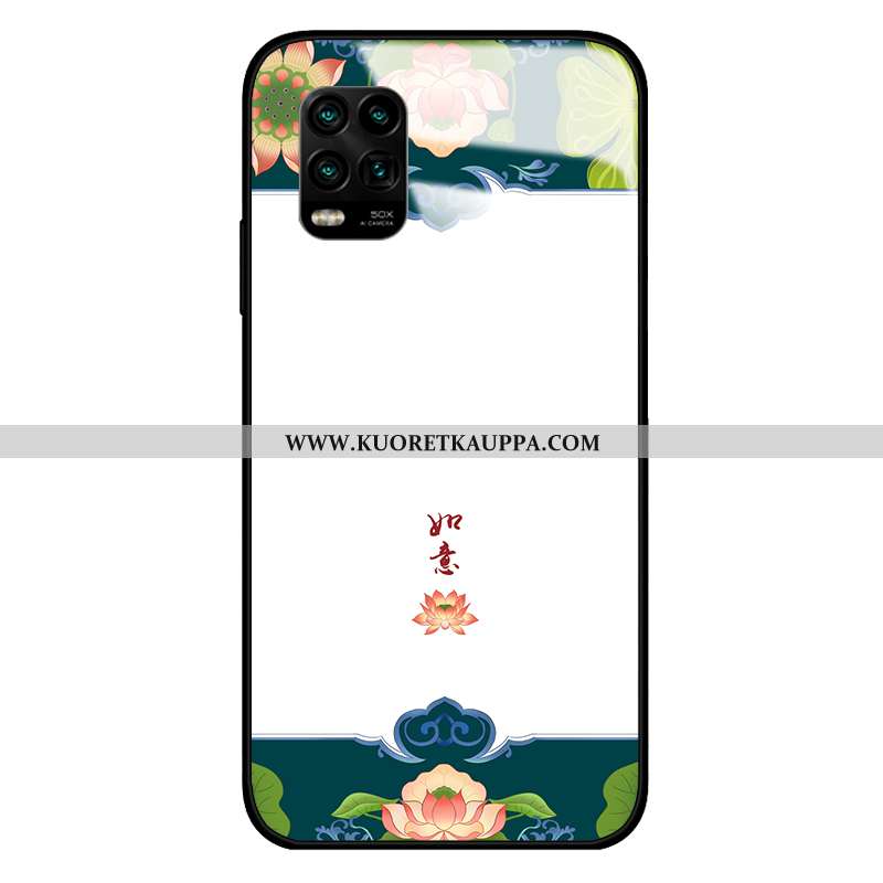 Kuori Xiaomi Mi 10 Lite, Kuoret Xiaomi Mi 10 Lite, Kotelo Xiaomi Mi 10 Lite Suojaus Lasi Vihreä Luov