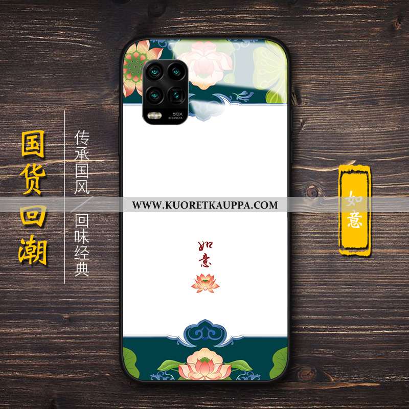 Kuori Xiaomi Mi 10 Lite, Kuoret Xiaomi Mi 10 Lite, Kotelo Xiaomi Mi 10 Lite Suojaus Lasi Vihreä Luov