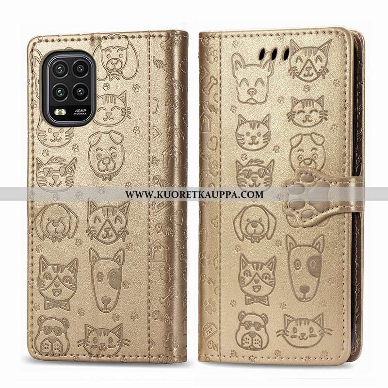 Kuori Xiaomi Mi 10 Lite, Kuoret Xiaomi Mi 10 Lite, Kotelo Xiaomi Mi 10 Lite Suojaus Nahkakuori Pieni