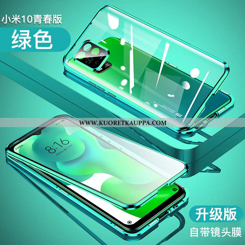 Kuori Xiaomi Mi 10 Lite, Kuoret Xiaomi Mi 10 Lite, Kotelo Xiaomi Mi 10 Lite Valo Metalli Kehys Kaksi