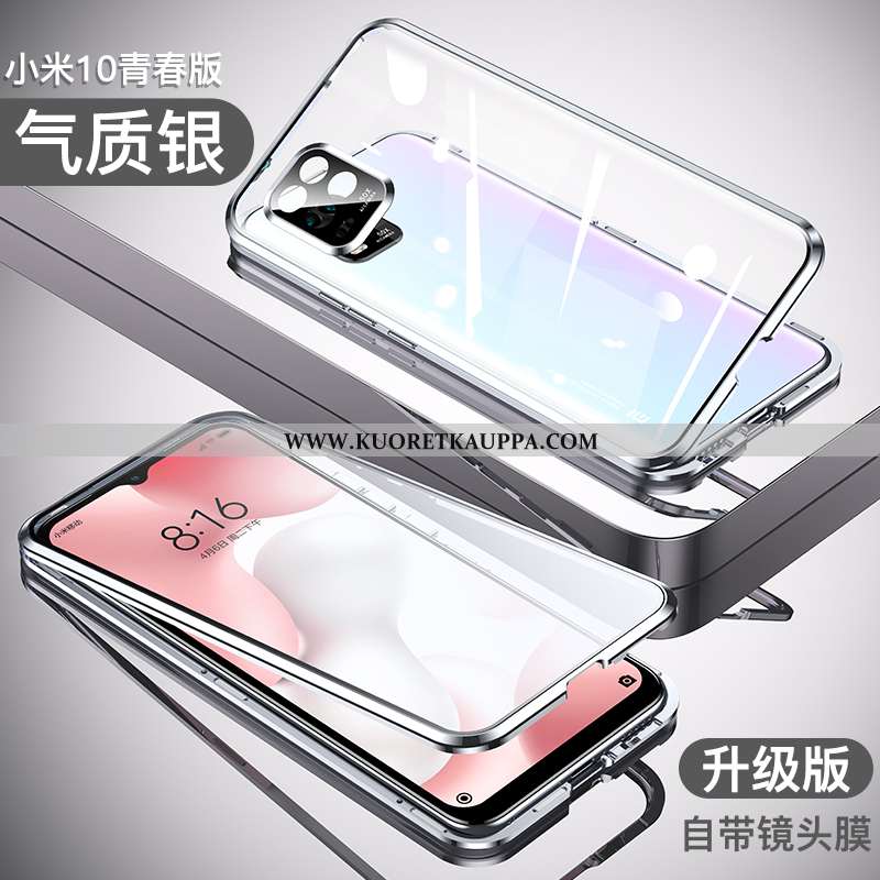 Kuori Xiaomi Mi 10 Lite, Kuoret Xiaomi Mi 10 Lite, Kotelo Xiaomi Mi 10 Lite Valo Metalli Kehys Kaksi