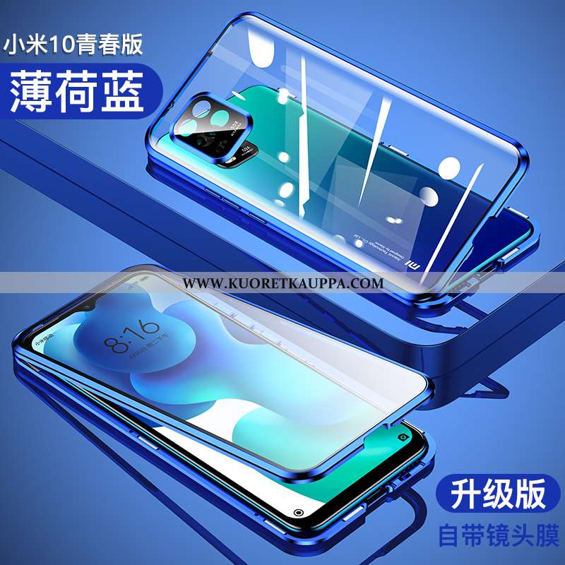 Kuori Xiaomi Mi 10 Lite, Kuoret Xiaomi Mi 10 Lite, Kotelo Xiaomi Mi 10 Lite Valo Metalli Kehys Kaksi