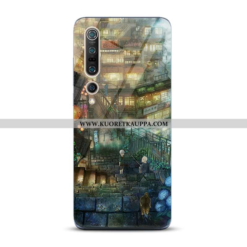 Kuori Xiaomi Mi 10 Pro, Kuoret Xiaomi Mi 10 Pro, Kotelo Xiaomi Mi 10 Pro Suojaus Lasi Muste Malli Pi
