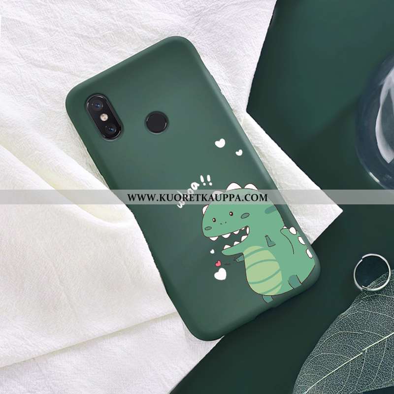 Kuori Xiaomi Mi 8, Kuoret Xiaomi Mi 8, Kotelo Xiaomi Mi 8 Ihana Kukkakuvio Rakastunut Punainen