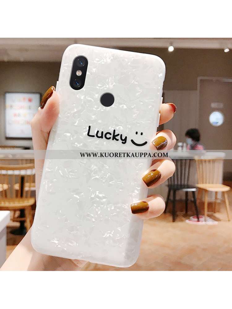 Kuori Xiaomi Mi 8, Kuoret Xiaomi Mi 8, Kotelo Xiaomi Mi 8 Ihana Kukkakuvio Valkoinen Persoonallisuus