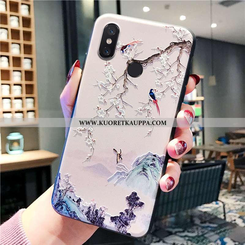 Kuori Xiaomi Mi 8, Kuoret Xiaomi Mi 8, Kotelo Xiaomi Mi 8 Ihana Vuosikerta Pieni Punainen Pinkki