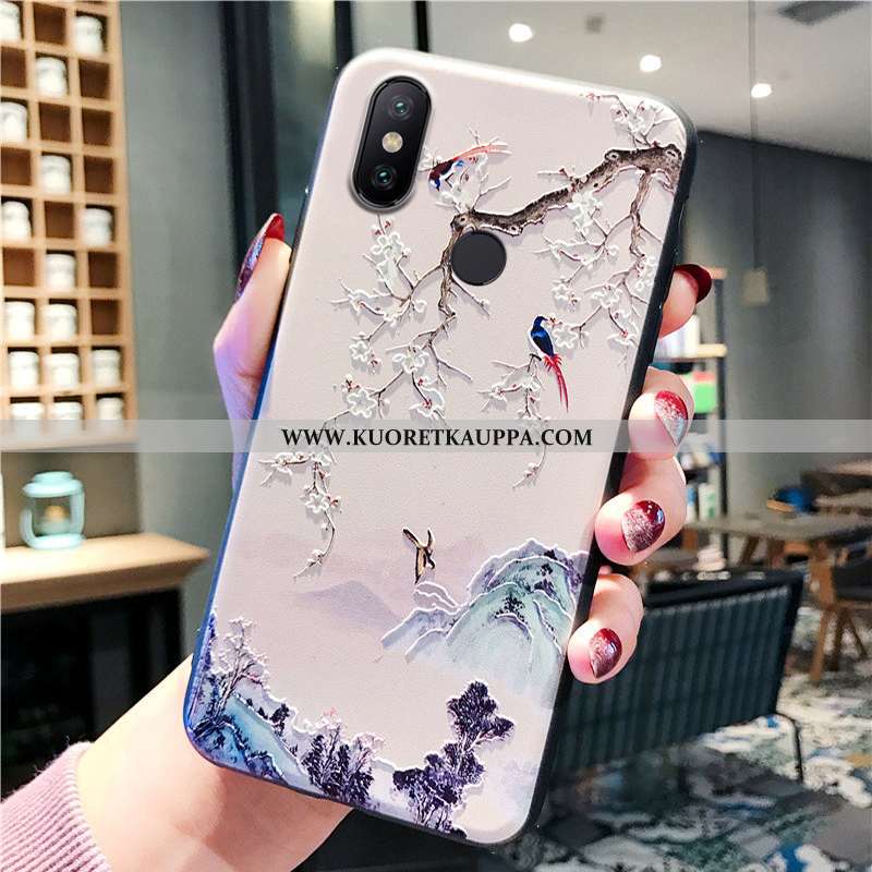 Kuori Xiaomi Mi 8, Kuoret Xiaomi Mi 8, Kotelo Xiaomi Mi 8 Ihana Vuosikerta Pieni Punainen Pinkki