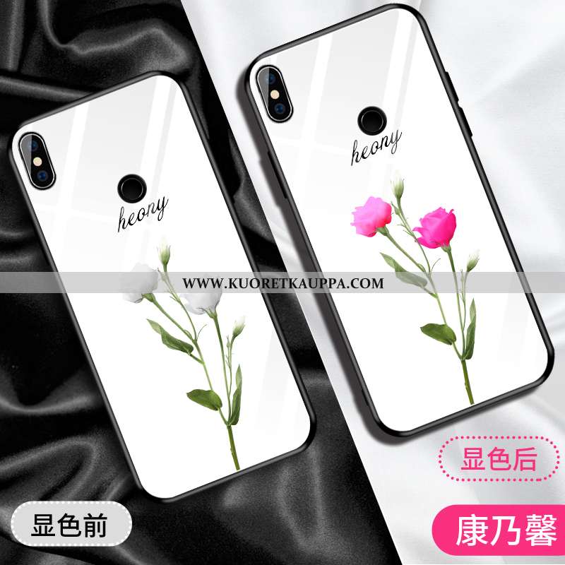 Kuori Xiaomi Mi 8, Kuoret Xiaomi Mi 8, Kotelo Xiaomi Mi 8 Lasi Ripustettavat Koristeet Pieni Peili V