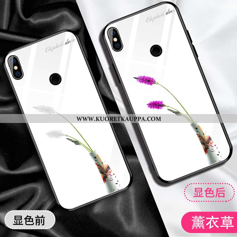 Kuori Xiaomi Mi 8, Kuoret Xiaomi Mi 8, Kotelo Xiaomi Mi 8 Lasi Ripustettavat Koristeet Pieni Peili V